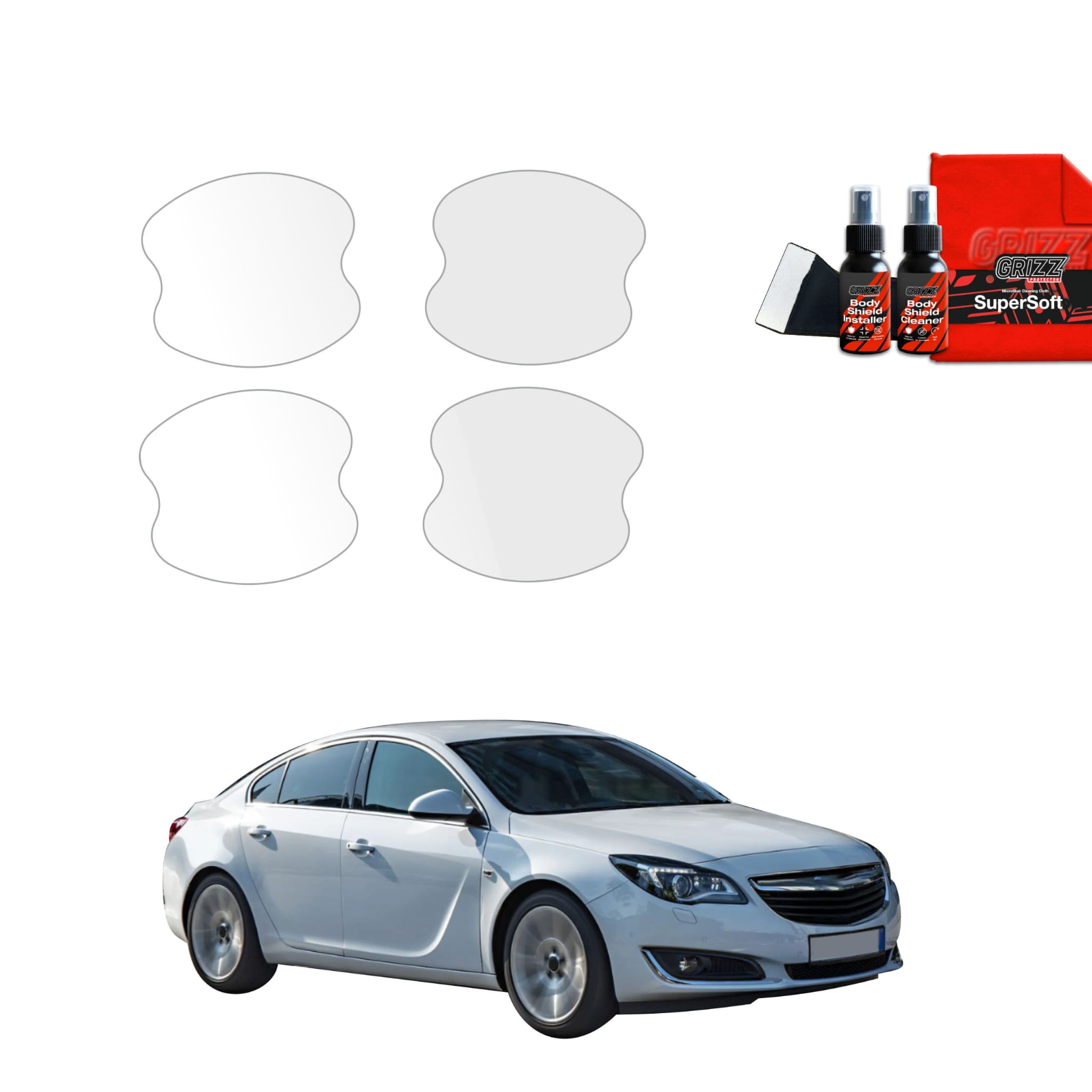 4w1 Folia ochronna pod klamki Grizz Protector do Opel Insignia A Sedan Facelifting (2013-2017)