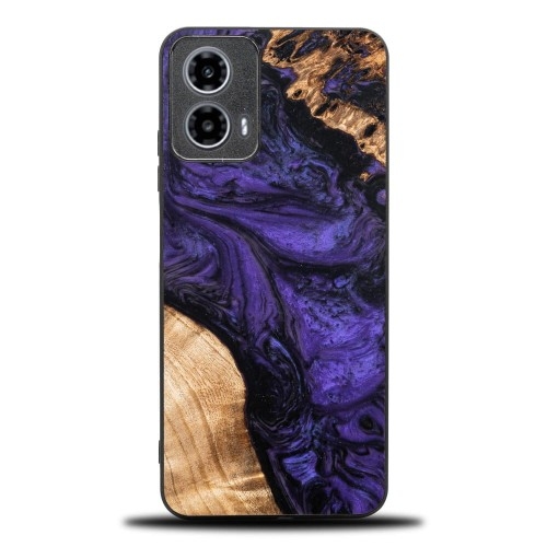 Image of Drewniane etui do Motorola Moto G34 5G, Bewood Unique Violet