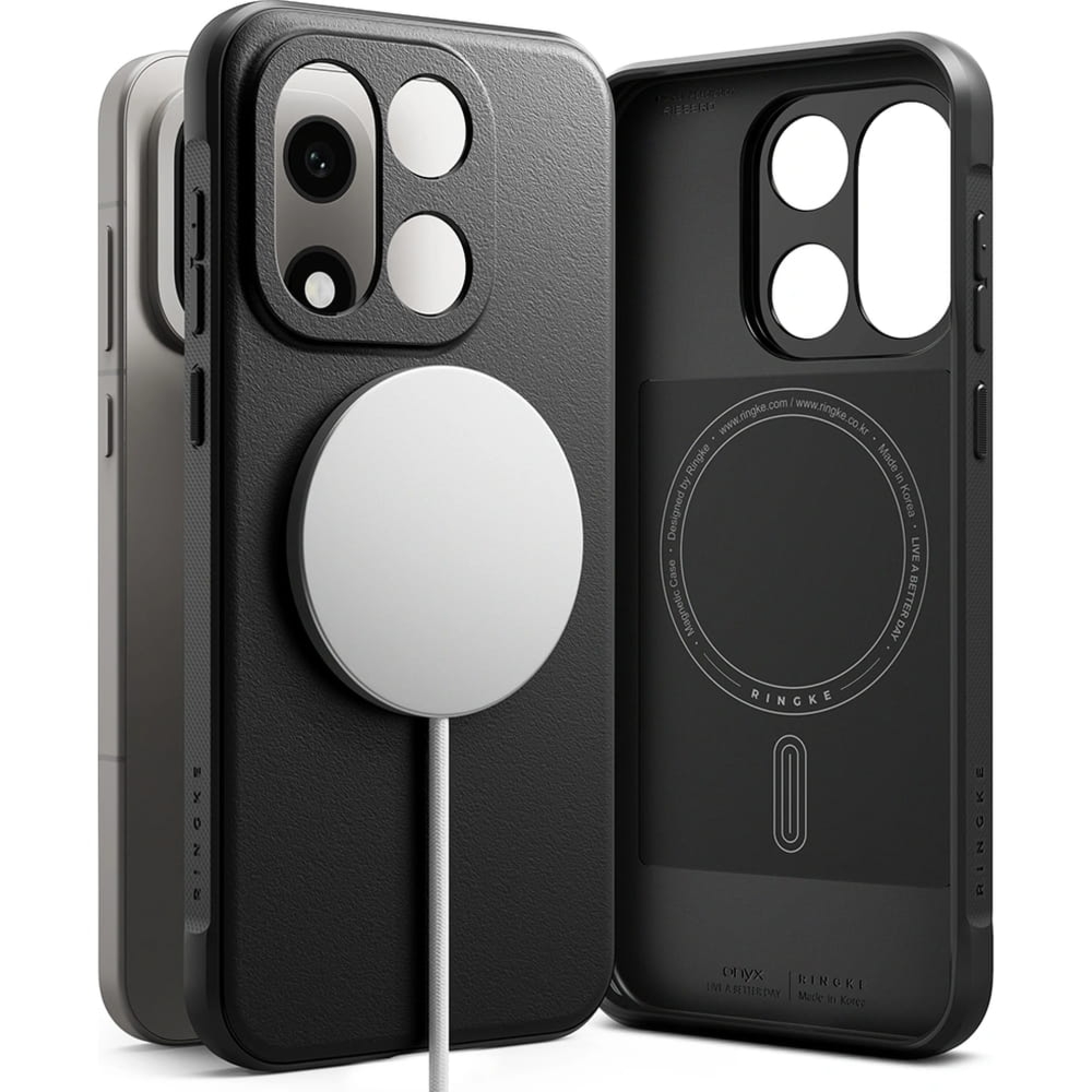 Etui Ringke Onyx Magnetic do MagSafe do OnePlus 15, czarne