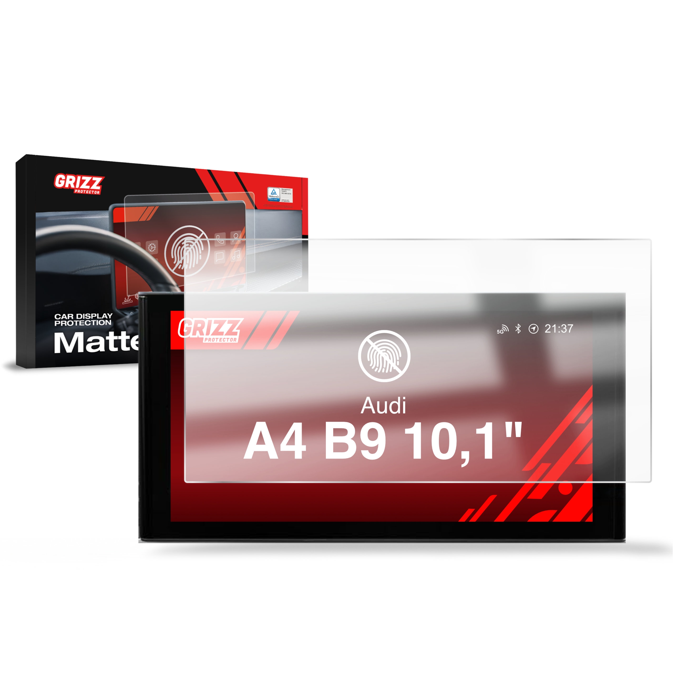 Folia antyodciskowa Grizz Protector do Audi A4 B9 10,1″ (2015-2024)