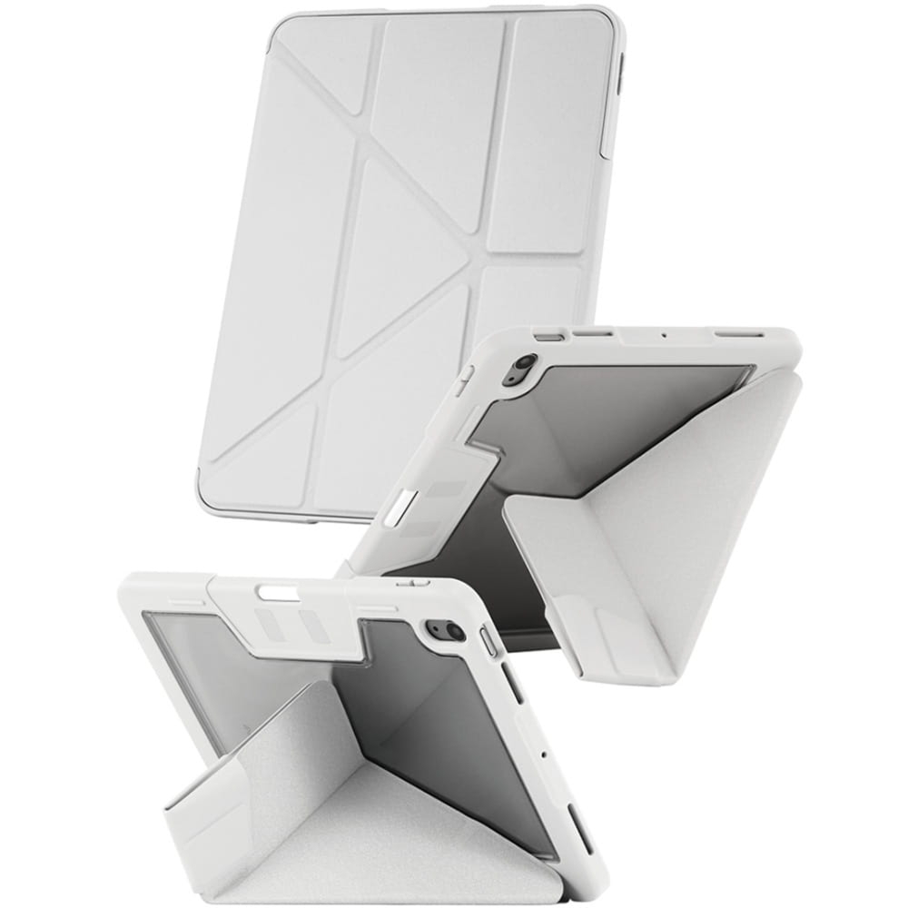 OUTLET: Etui CARE by PanzerGlass TPU Essential Case do iPad Air 11″ M4/M3/M2, jasnoszaro-przezroczyste