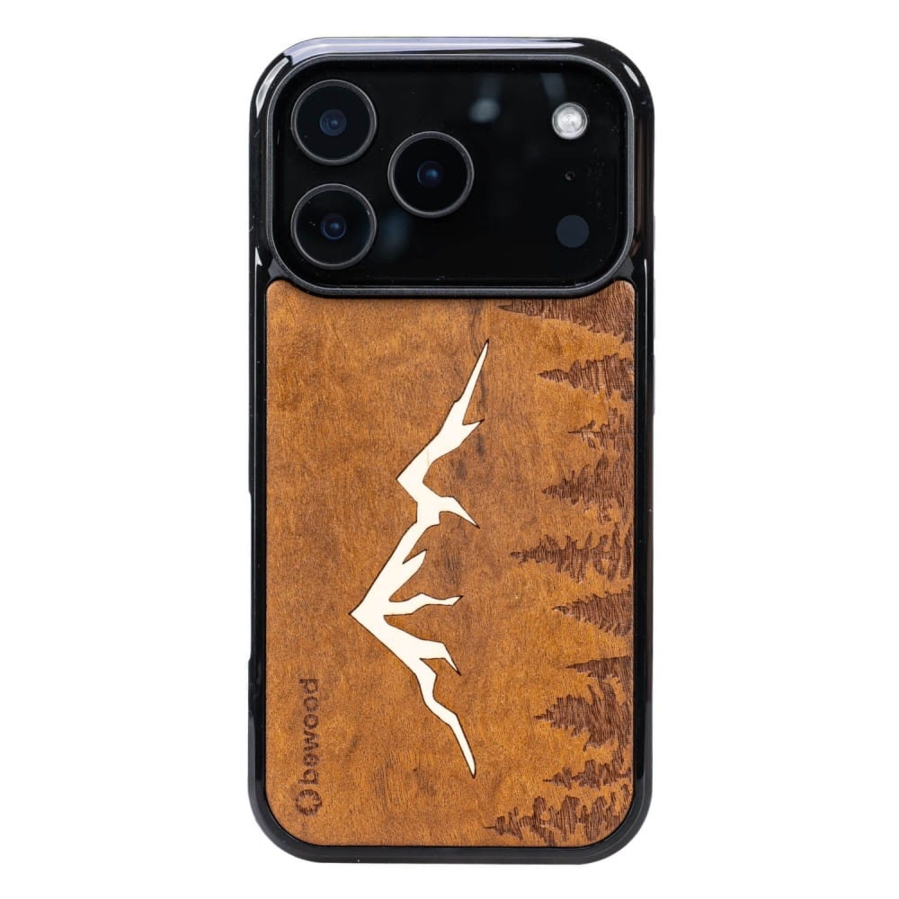 Drewniane etui do iPhone 17 Pro, Bewood Góry Imbuia