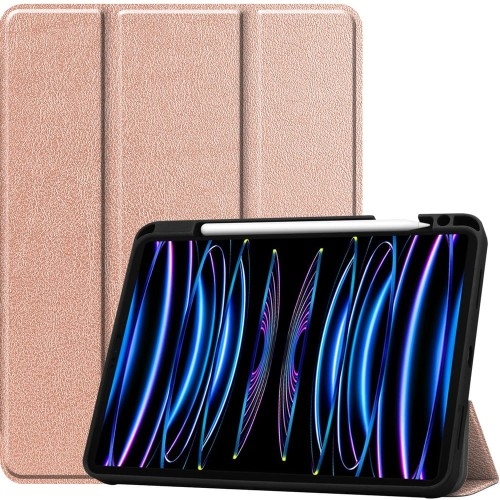 Image of Etui Bizon Case Tab Lizard do Apple iPad Pro 11 2022/2021/2020/2018, różowozłote