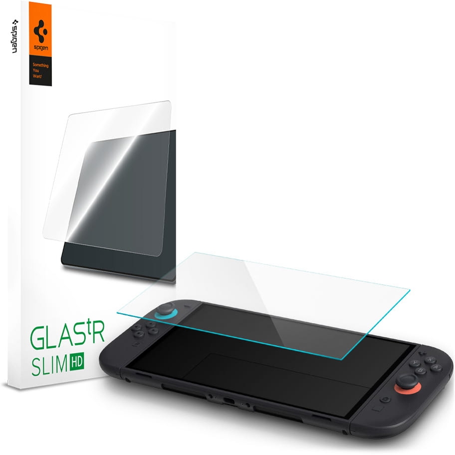 Image of Szkło do etui Spigen Glas.tR Slim 2-Pack do Nintendo Switch 2