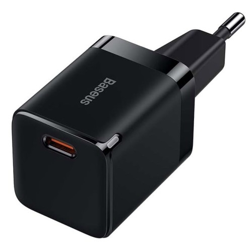 Image of Ładowarka sieciowa Baseus GaN3 Quick Charger USB-C 30W, czarna