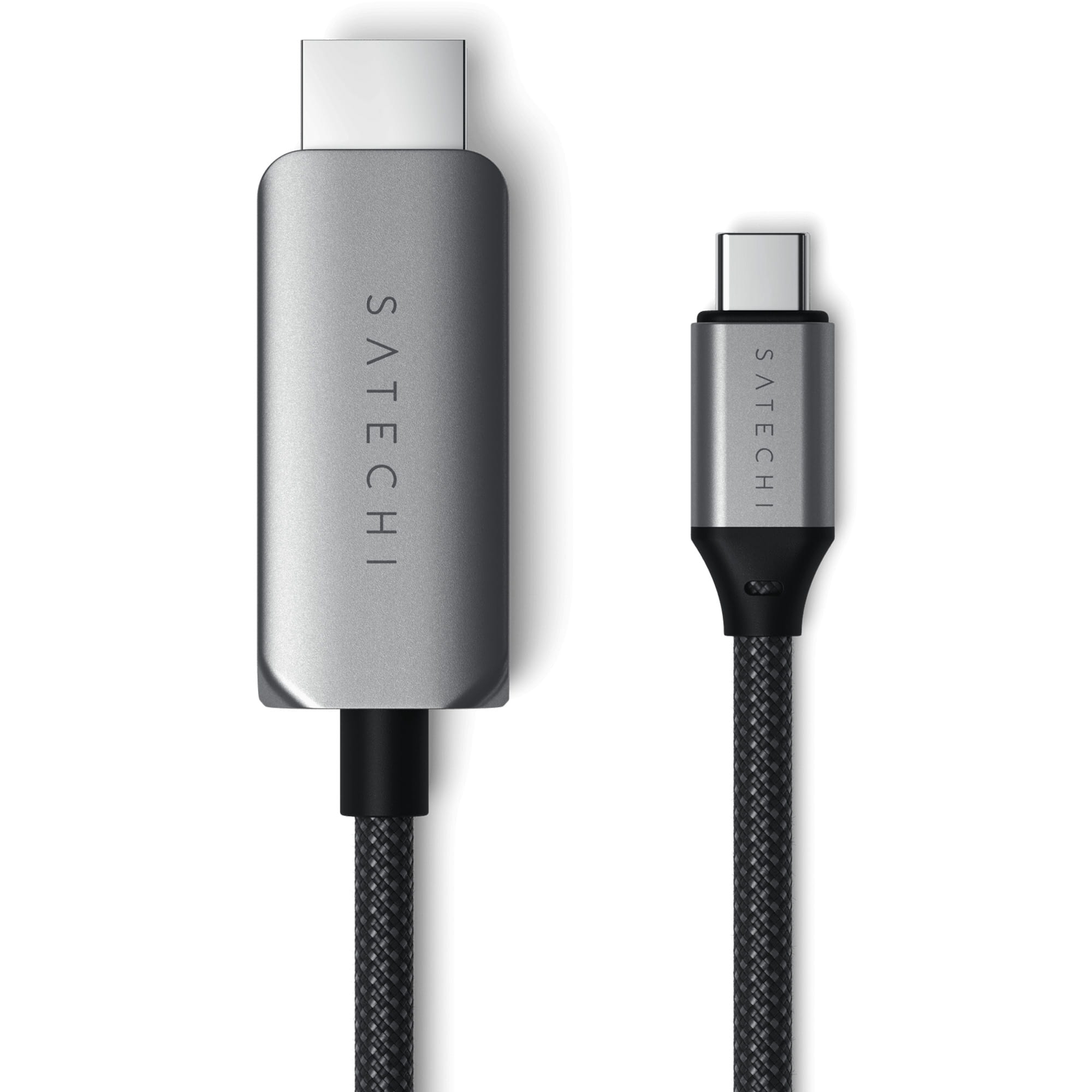 Kabel pleciony Satechi USB-C – HDMI 2.1 8K 60Hz, 4K 144Hz, 2 m, czarny