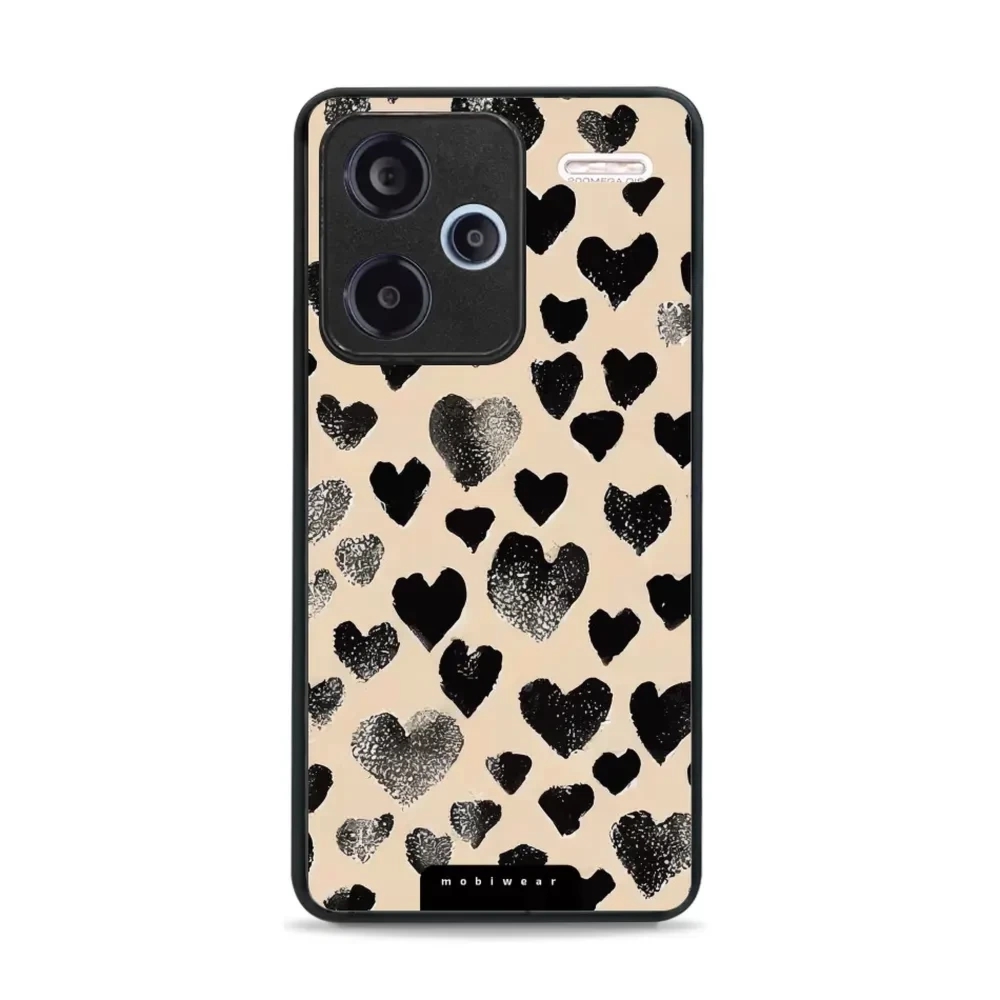 Etui ochronne do Xiaomi Redmi Note 13 Pro Plus 5G, Mobiwear Glossy Case, beżowa miłość