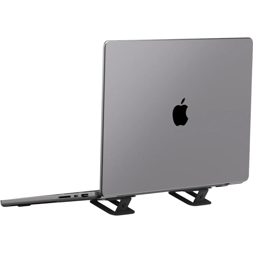 Podstawki do laptopa / tabletu z regulacją wysokości, Spigen Slimfold LD201-S2, czarne