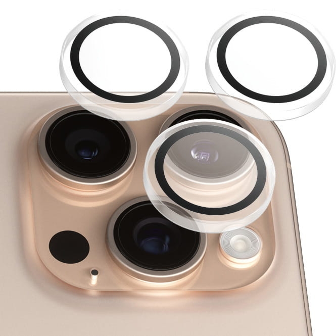 Szkło hartowane na aparat PanzerGlass Hoops Clear Edition do iPhone 16  Pro Max / 16 Pro
