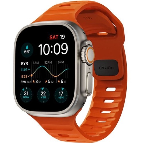 Image of Pasek Nomad Sport Strap do Apple Watch 49/45/44/42 mm, pomarańczowy