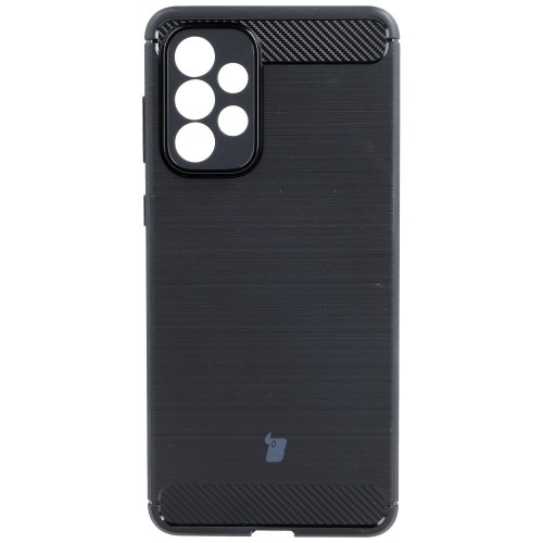 Image of Etui Bizon Case Carbon TPU do Galaxy A73 5G, czarne