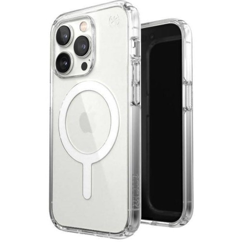 Image of Etui Speck Presidio Perfect-Clear + MagSafe do iPhone 14 Pro, przezroczyste