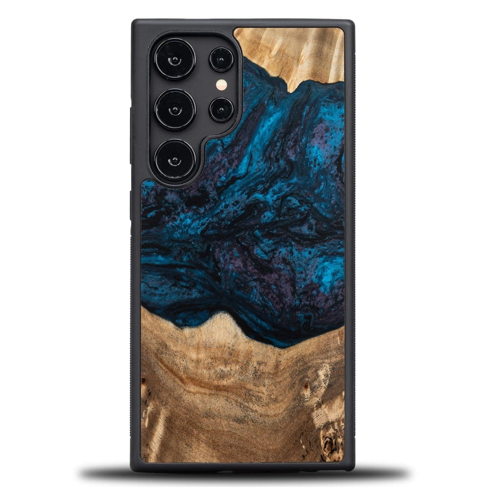 Image of Drewniane etui do Galaxy S25 Ultra, Bewood Unique Planets Neptun
