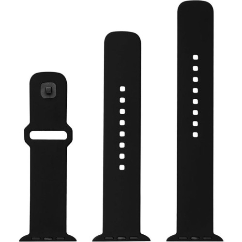 Image of Silikonowy pasek Fixed Silicone Strap do Apple Watch 49/46/45/44 mm, czarny