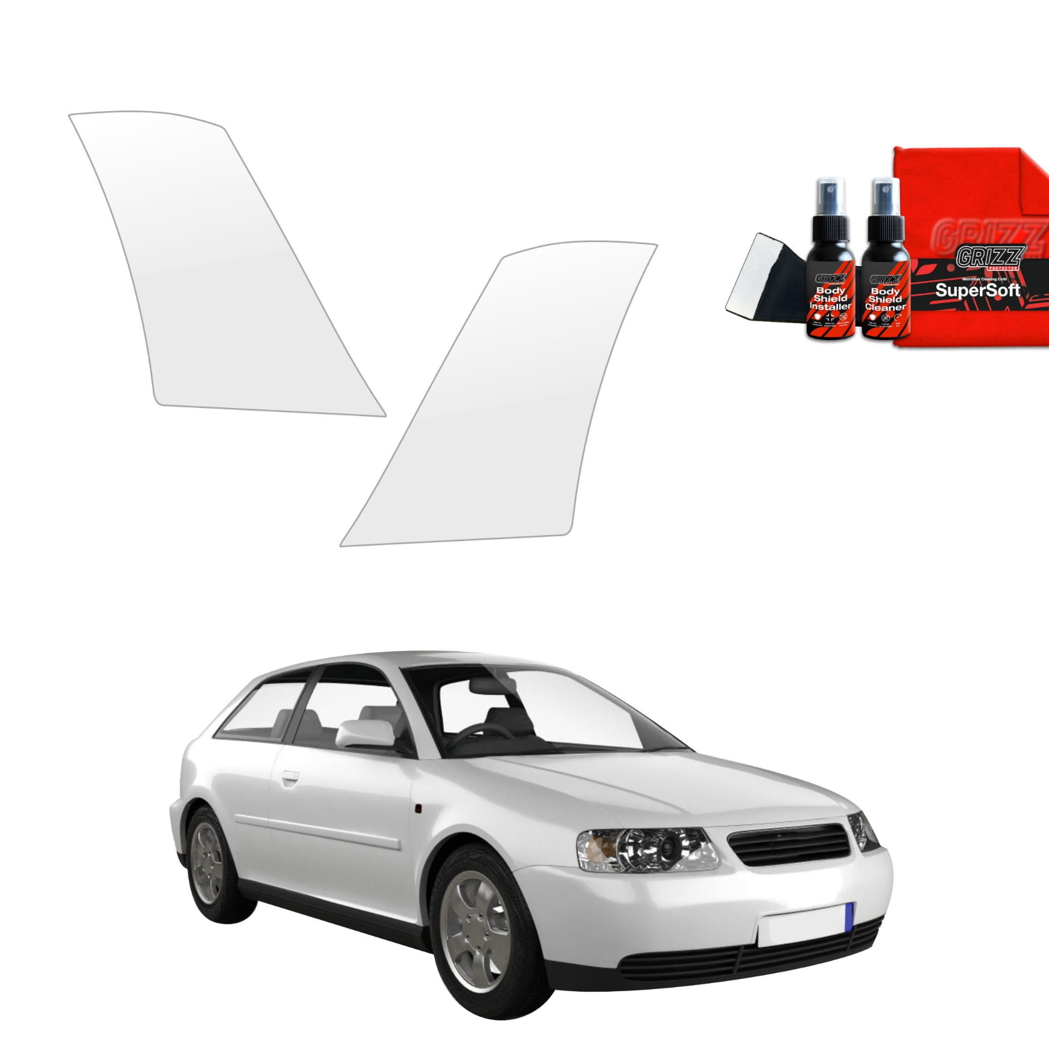 2w1 Folia ochronna na nadkola Grizz Protector do Audi A3 8L Hatchback 3D (1996-2003)