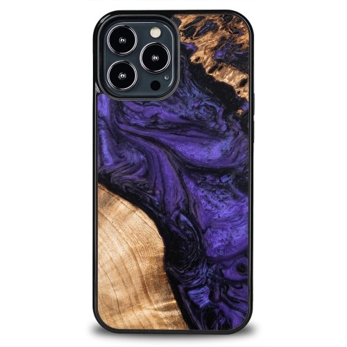 Image of Drewniane etui Bewood do iPhone 13 Pro Max, Violet