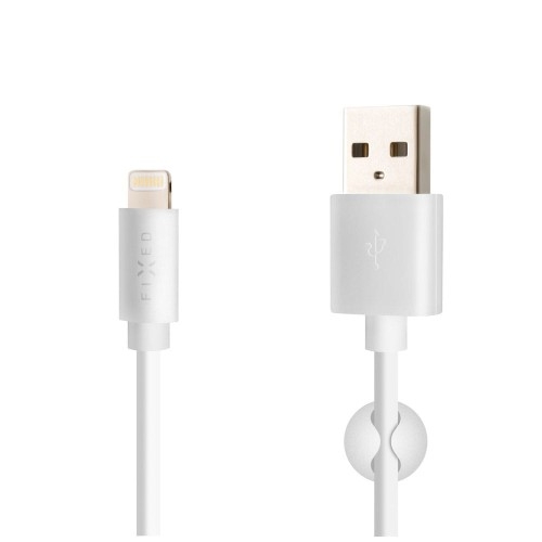 Image of Kabel Fixed Data Cable USB-A / USB-C 2m, biały