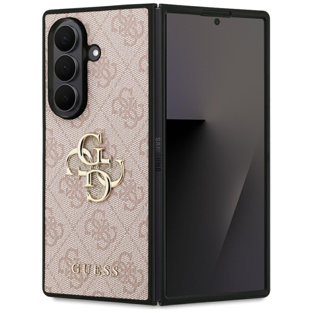 Etui Guess Hardcase 4G Big Metal Logo do Galaxy Z Fold7, różowe