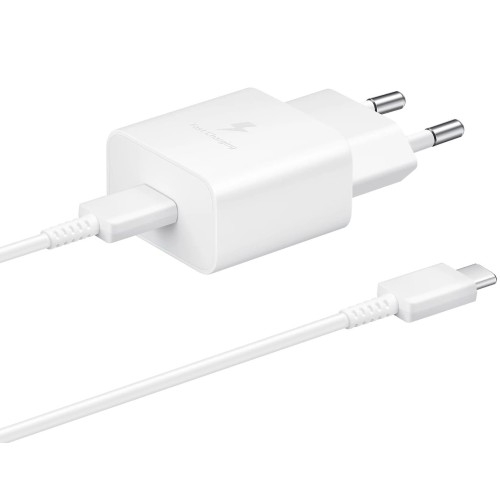 Image of Ładowarka sieciowa Samsung EP-T1510XWEGEU PD 15W USB-C + kabel, biała