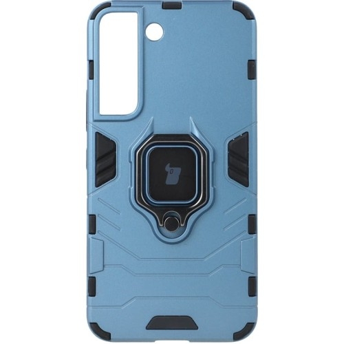 Image of Etui Bizon Case Armor Ring do Galaxy S22 Plus, niebieskie