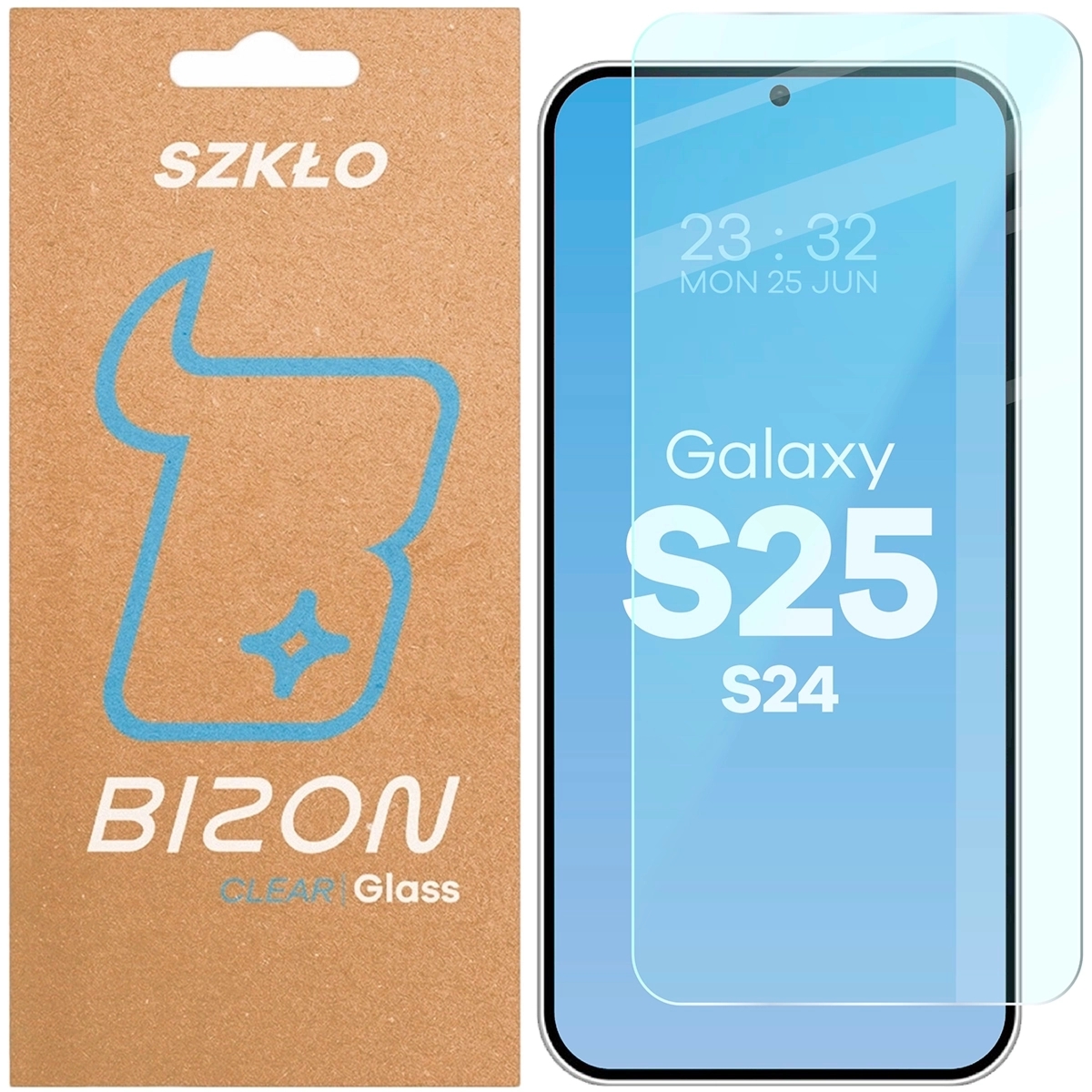 Szkło hartowane Bizon Glass Clear do Galaxy S25 / S24