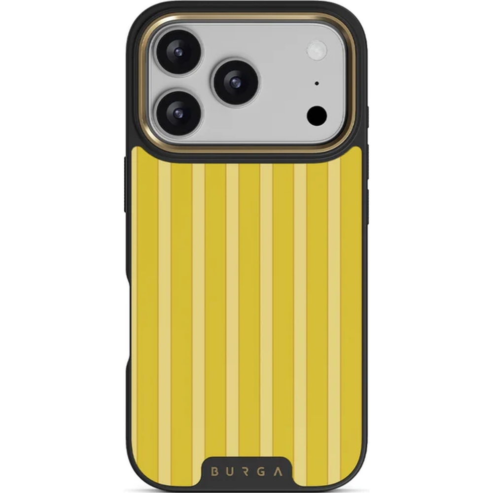 Etui Burga Elite Dark MagSafe do iPhone 17 Pro, Sunbreak Gold
