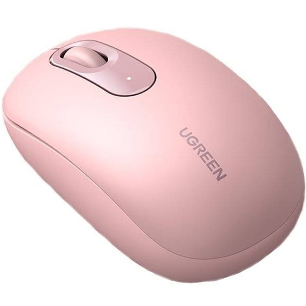 Image of Bezprzewodowa mysz optyczna, Ugreen MU105 Wireless Mouse, USB 2.4GHz, różowa