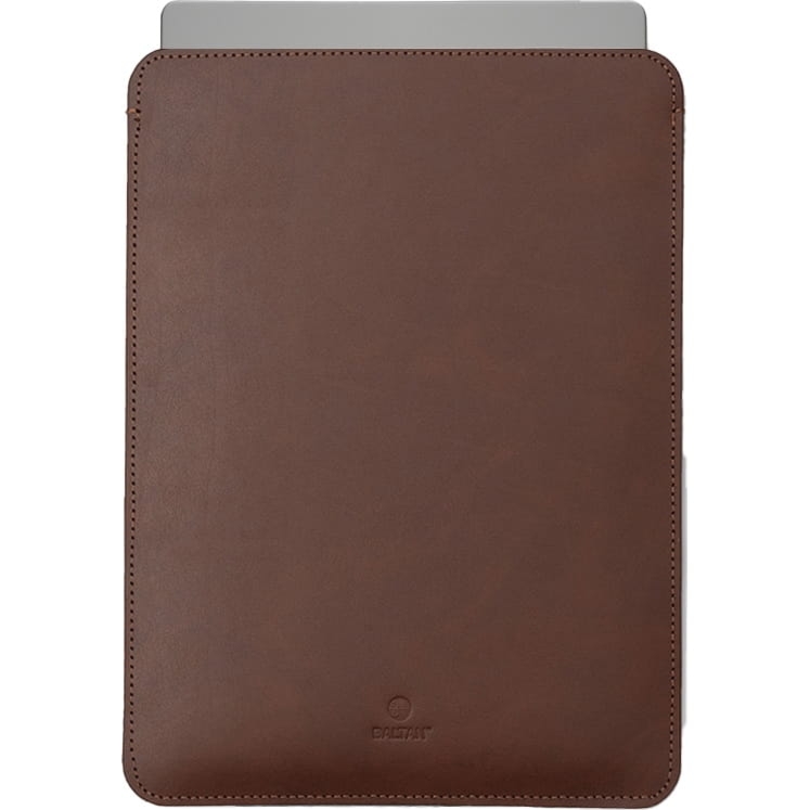 Etui skórzane, wsuwka Baltan Sleeve Premium do MacBook Air 15″ M4, ciemny brąz
