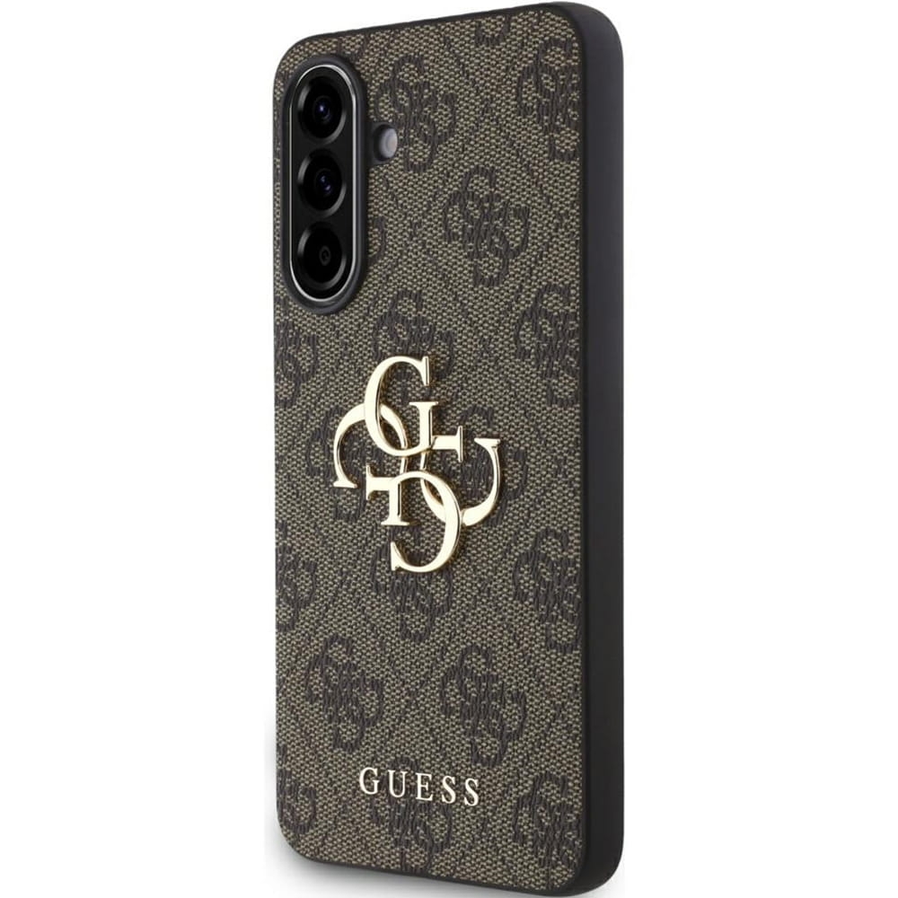 Image of Etui Guess Hardcase 4G Big Metal Logo do Galaxy A36 5G, brązowe