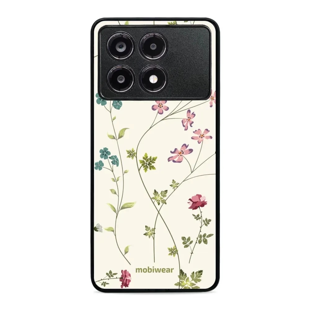 Etui ochronne do Xiaomi POCO X6 Pro, Mobiwear Glossy Case, sielski kwiat
