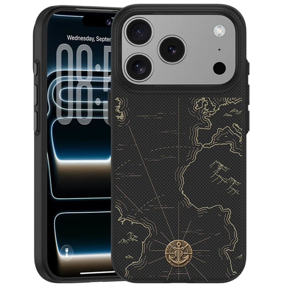 Etui aramidowe Benks ArmorEdge X1 Air Navigator Kevlar MagSafe do iPhone 18 Pro Max, czarne