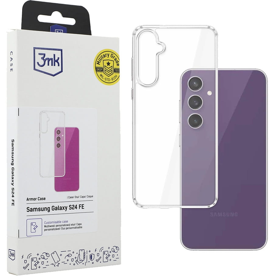 OUTLET: Etui 3mk Armor Case do Galaxy S24 FE, przezroczyste