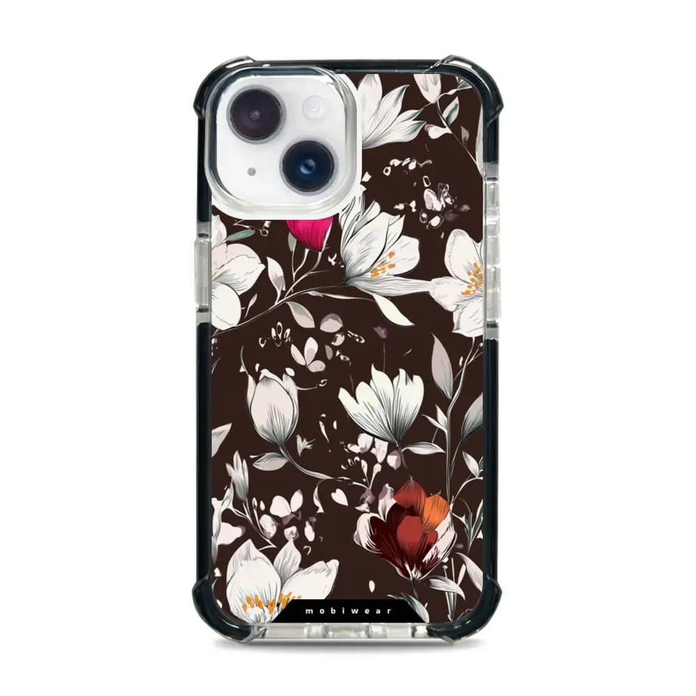 Etui ochronne do iPhone 14 do MagSafe, Mobiwear Elite Bumper, nocny bukiet