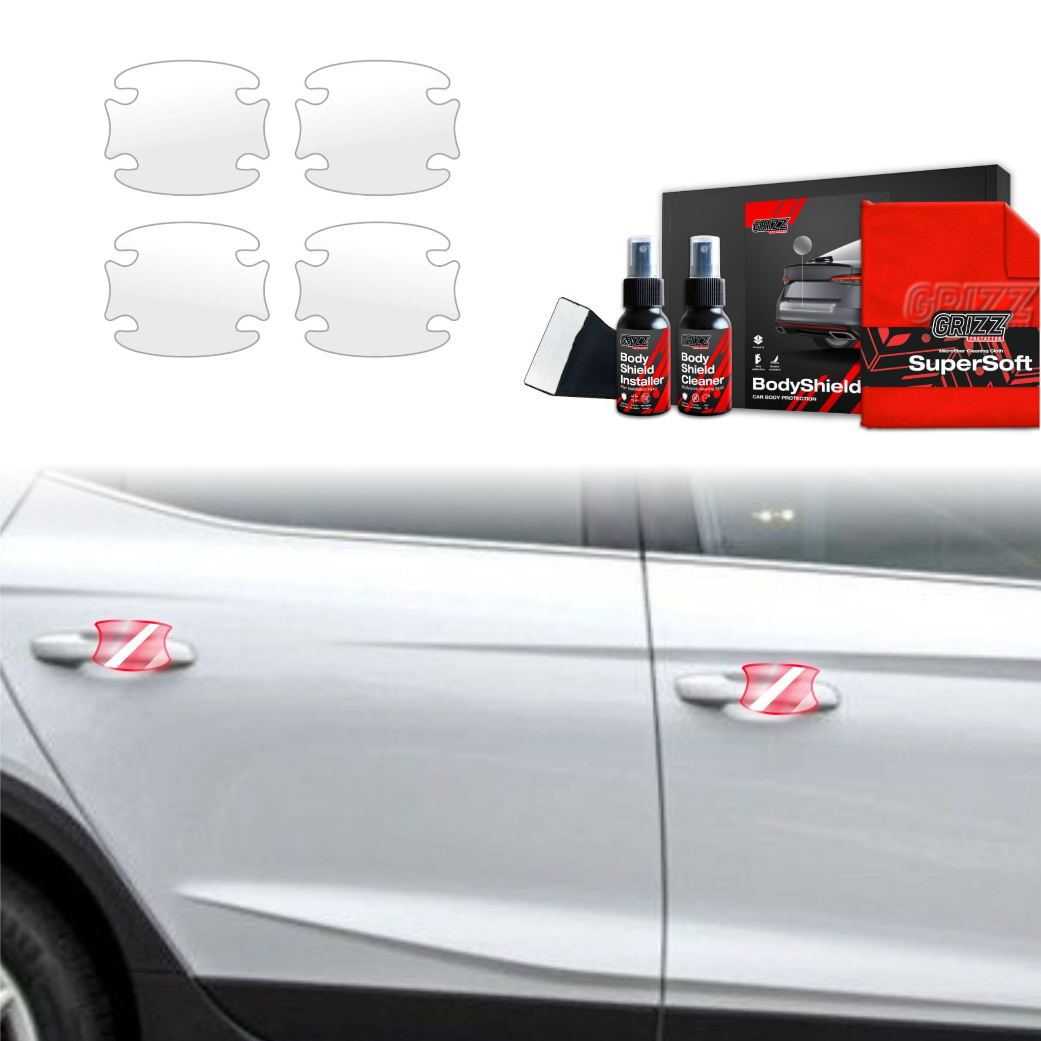 4w1 Folia ochronna Grizz Protector pod klamki do Seat Arona (2021-2026)