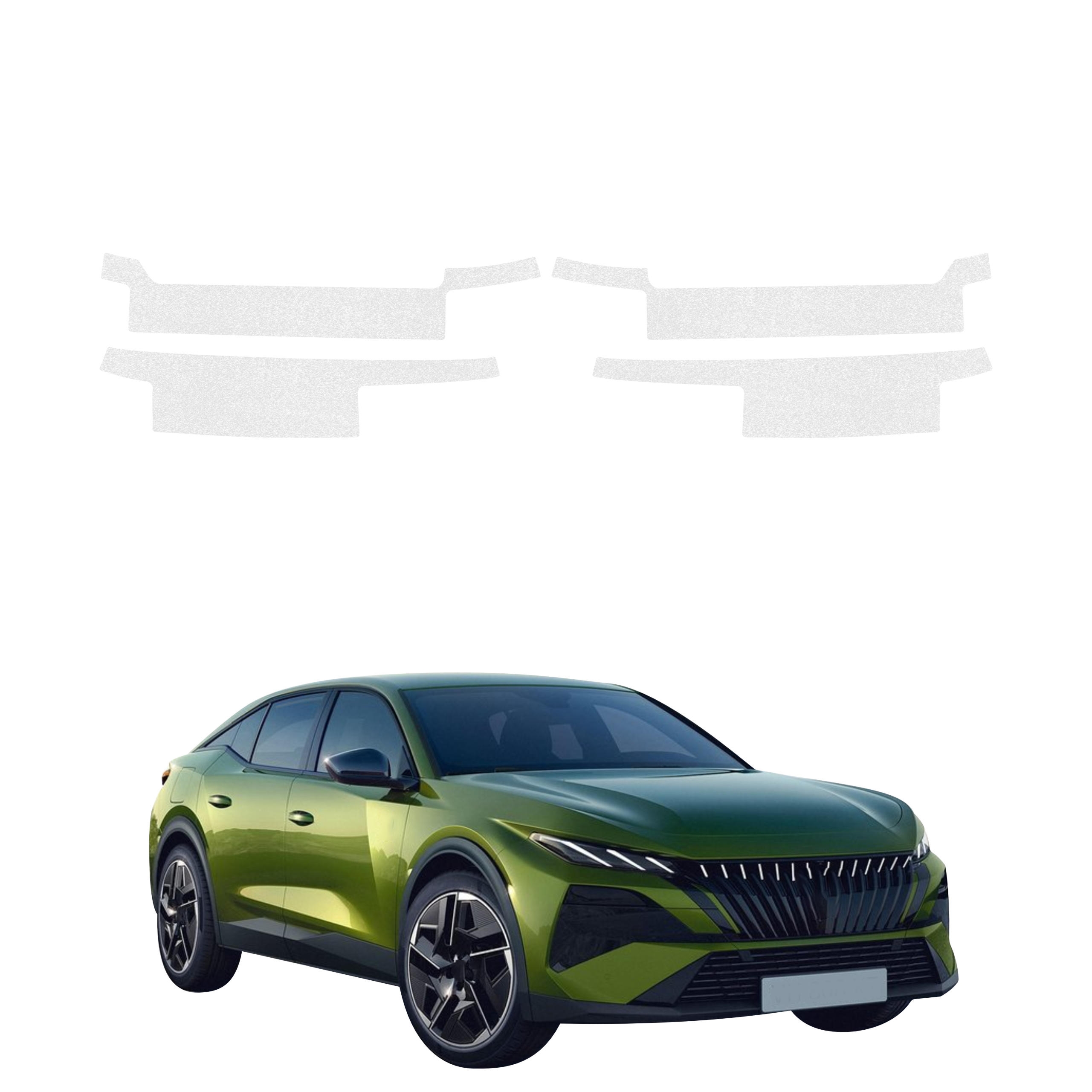 4w1 Bezbarwna powłoka techniczna Grizz Protector na progi Peugeot 408 GT (2026)