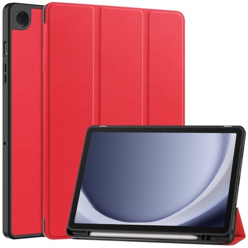 Image of Etui Bizon Case Tab Lizard do Samsung Galaxy Tab A9 Plus, czerwone