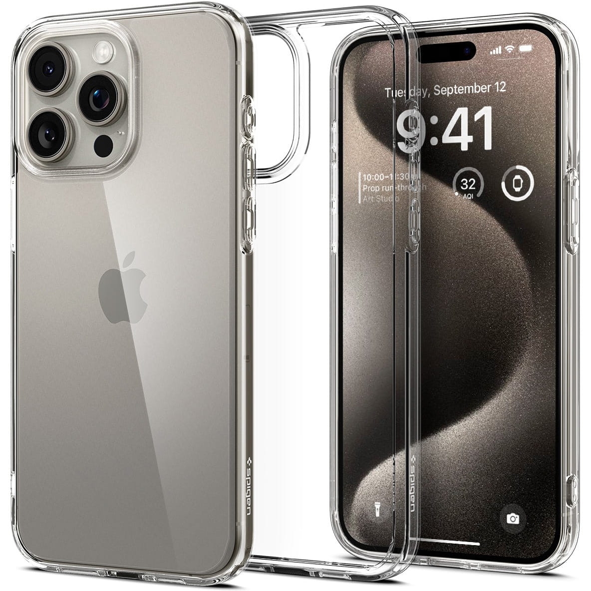 Image of Etui Spigen Ultra Hybrid do iPhone 15 Pro Max, przezroczyste