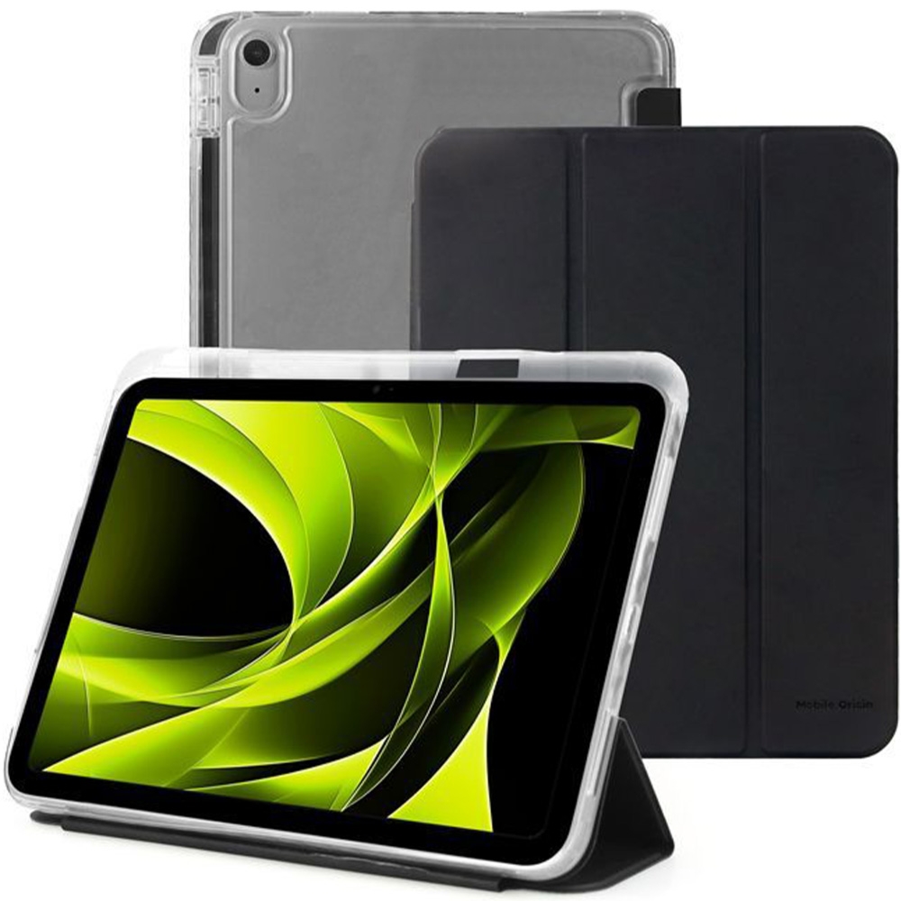 Etui Mobile Origin Easy Tablet Case do iPad Air 11 M4/M3/M2, czarno-przezroczyste