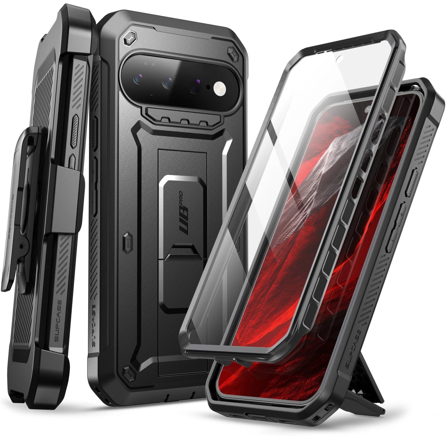 Etui Supcase UB Pro SP do Google Pixel 11 Pro XL, czarne