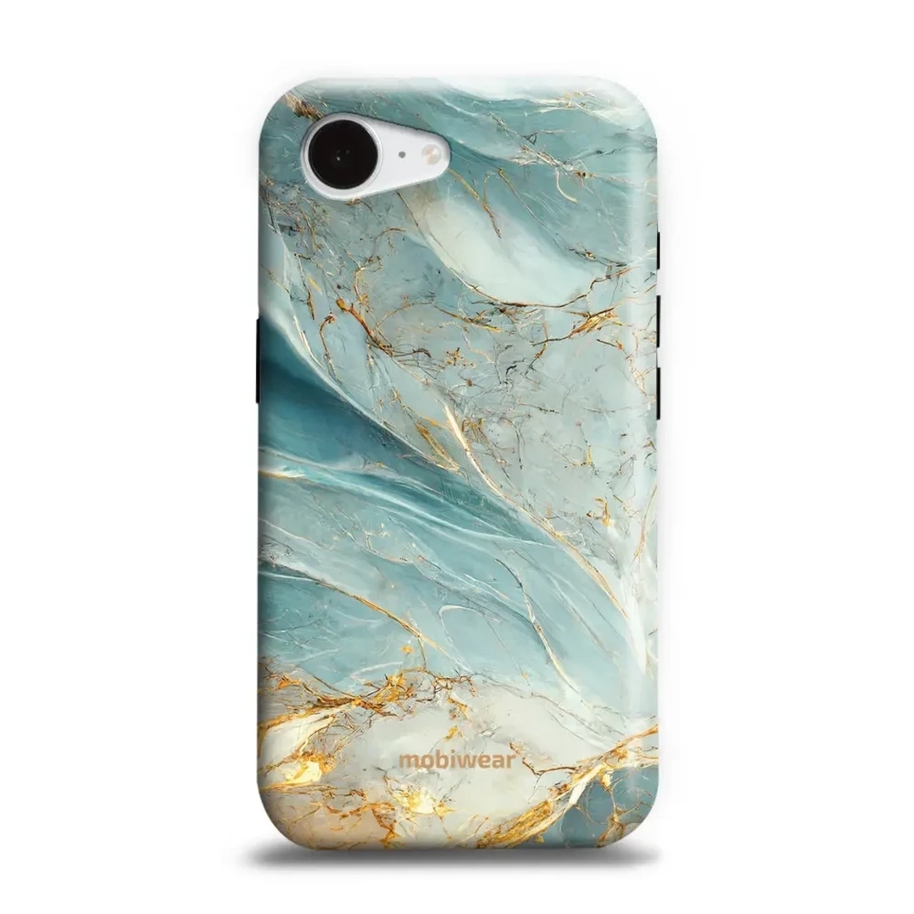 Etui ochronne do iPhone 17e / 16e, Mobiwear Elite Pro, żyła lazuru