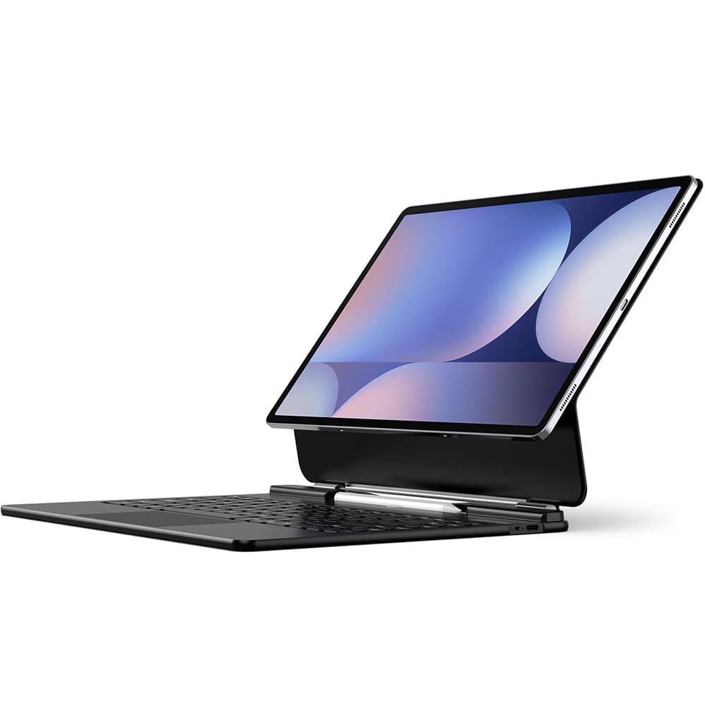 Image of Etui z klawiaturą Bluetooth Dux Ducis (MK Series) do Galaxy Tab S10 Ultra / S9 Ultra / S8 Ultra , czarne
