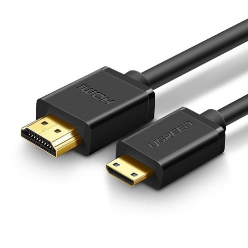Image of Kabel HDMI 4k 60Hz Ugreen przewód HDMI - mini HDMI, 19 pin, 2.0v, 1,5m, czarny