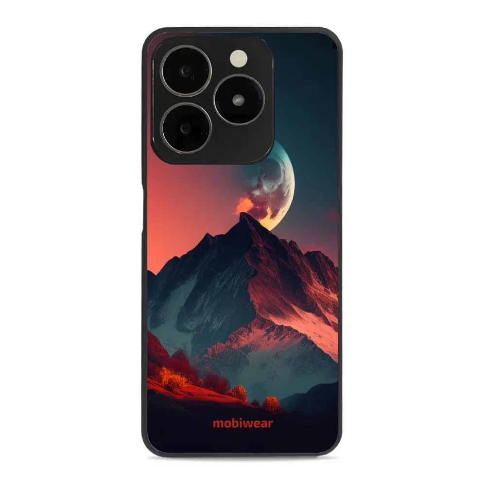 Etui ochronne do Realme C61, Mobiwear Glossy Case, górski zmierzch