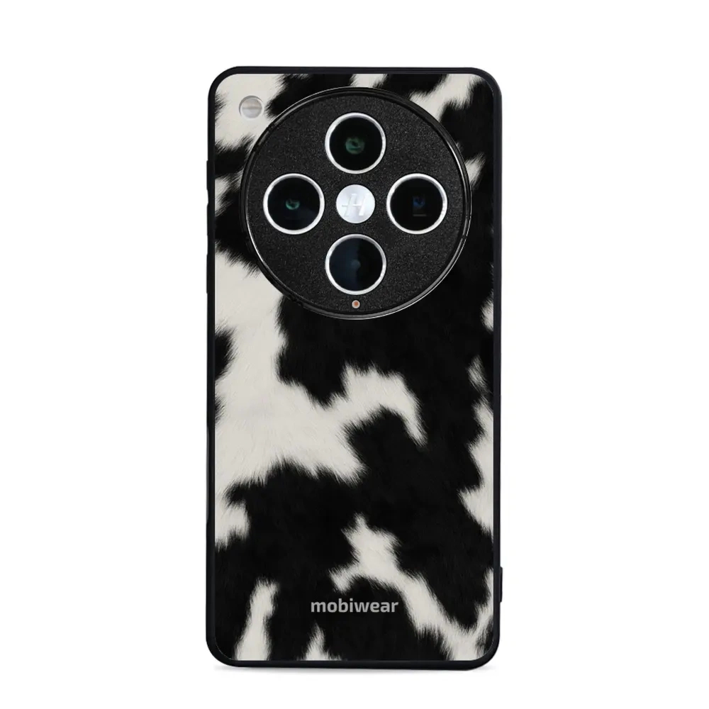 Etui ochronne do Oppo Find X8 Pro, Mobiwear Glossy Case, krowie futerko