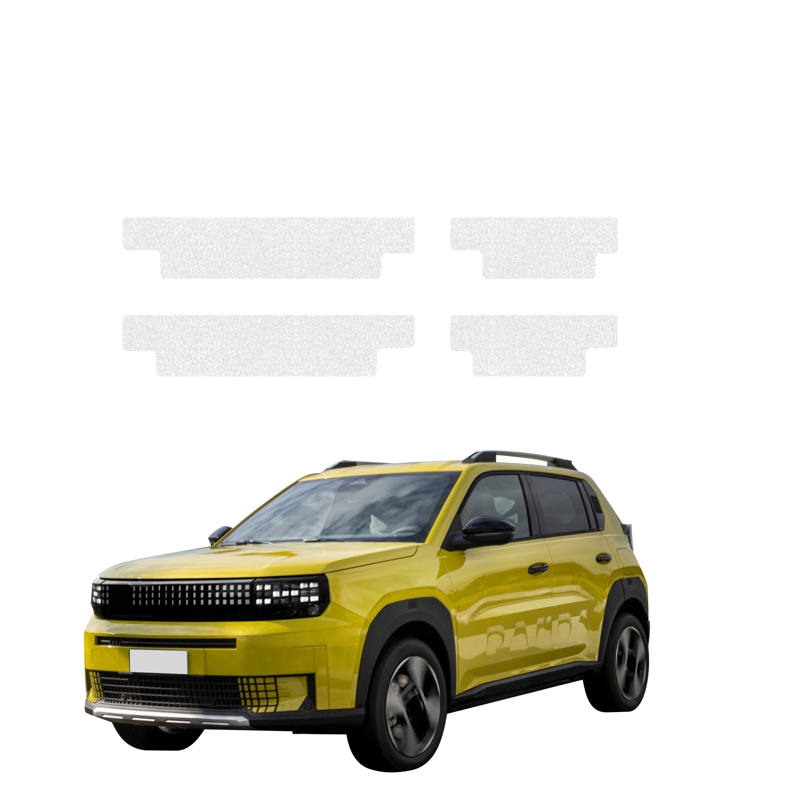 4w1 Bezbarwna powłoka techniczna Grizz Protector na progi Fiat Grande Panda (2025-2026)