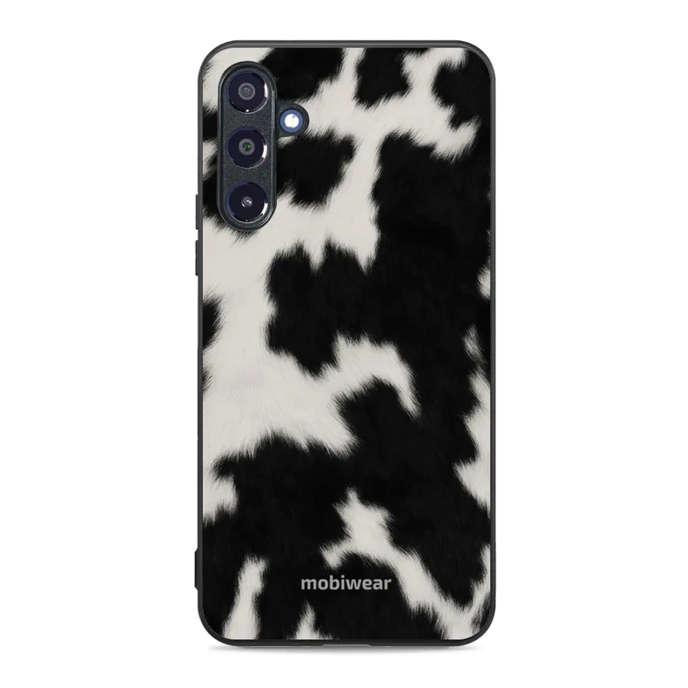 Etui ochronne do Galaxy A16 5G, Mobiwear Glossy Case, krowie futerko