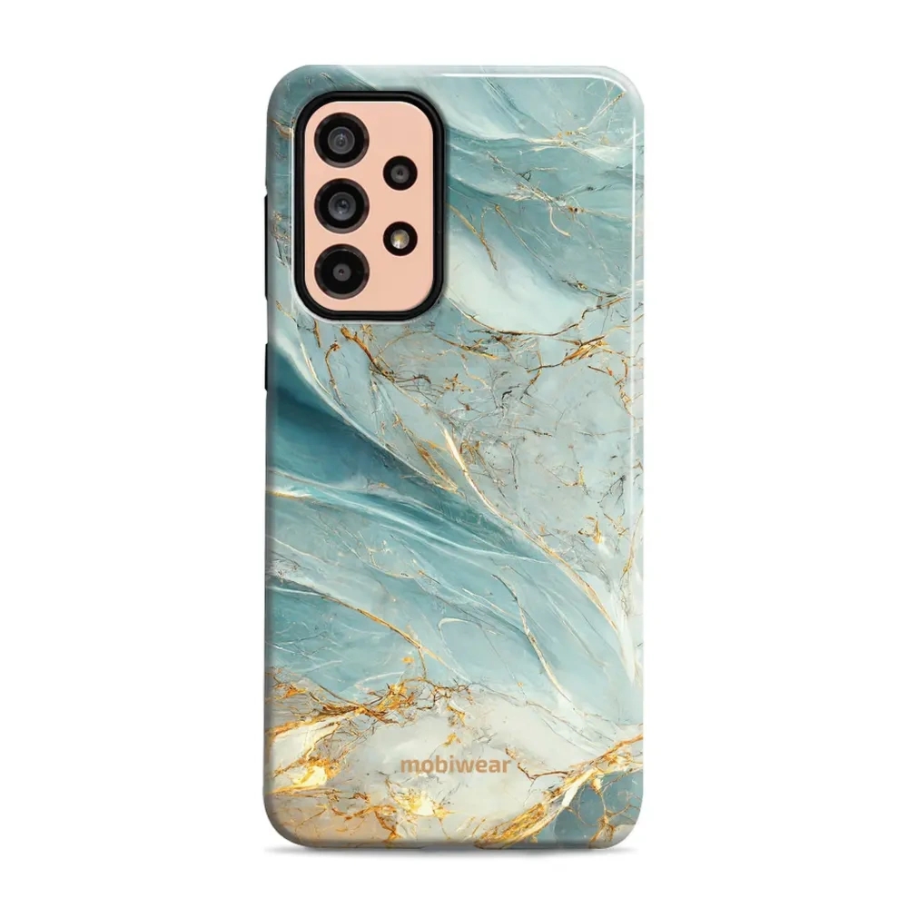 Etui ochronne do Galaxy A53 5G, Mobiwear Elite Pro, żyła lazuru