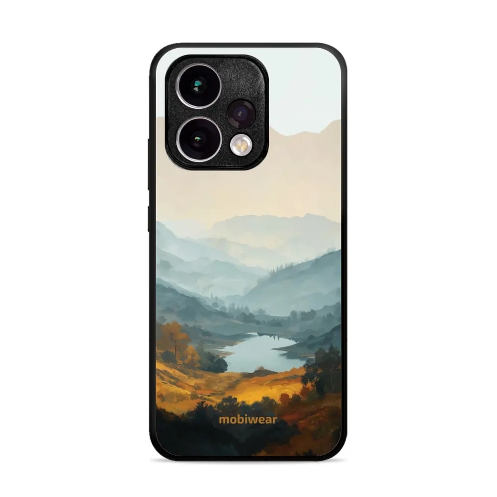 Etui ochronne do OPPO Reno15, Mobiwear Glossy Case, jezioro w dolinie