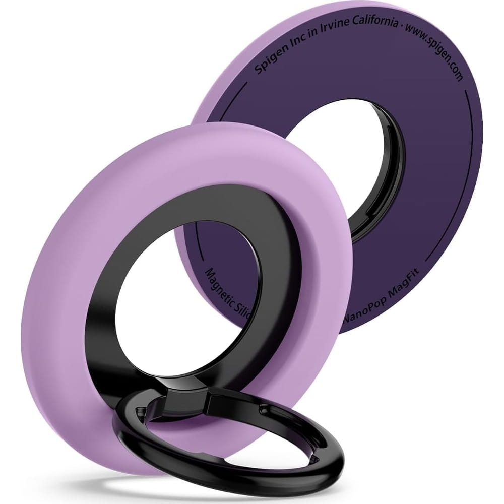 Image of Uchwyt / ring na palec, Spigen Nano Pop Phone Ring do MagSafe, fioletowy