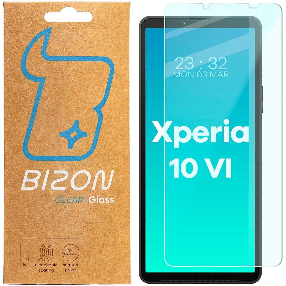 Image of Szkło hartowane Bizon Glass Clear 2 do Sony Xperia 10 VI